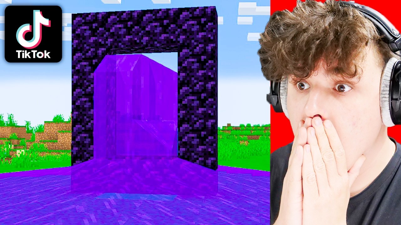 SPRAWDZAM LIFEHACKI z TIKTOKA CZY DZIAŁAJĄ w MINECRAFT!!!!