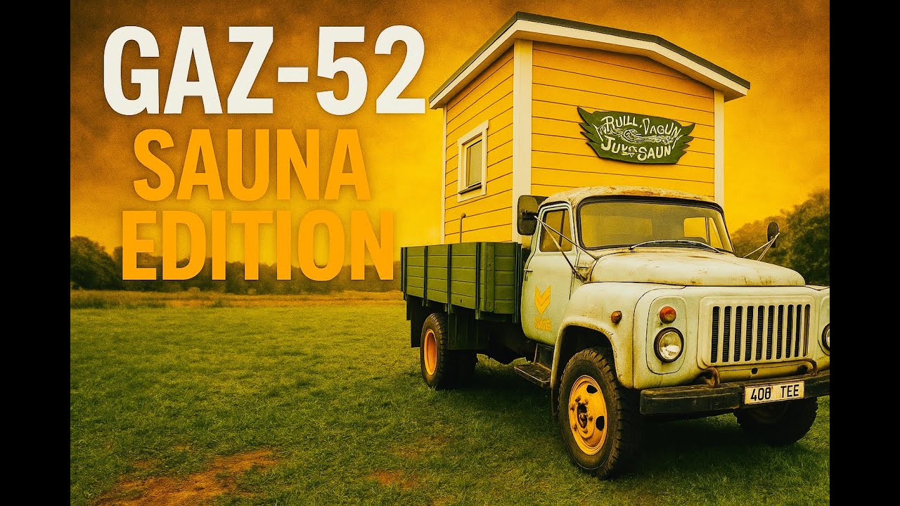First Start After 5 Years-Can a 1977 Soviet Truck Really Become a Sauna?