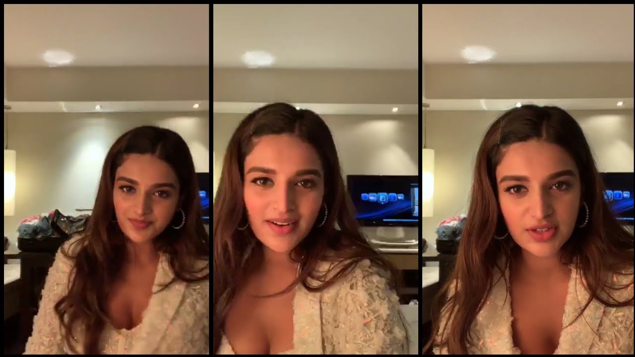 Nidhhi Agerwal I Live Instagram (6)