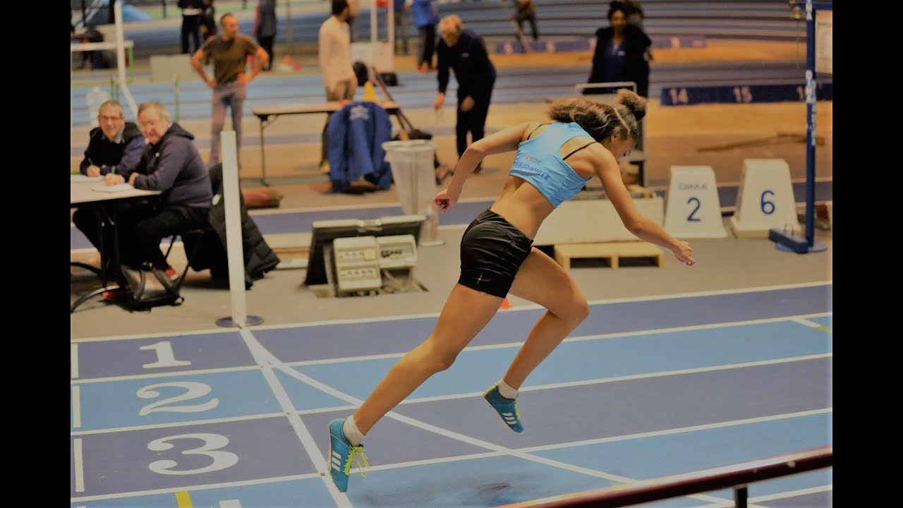 25''82: Naeva CREPIN, 26''15: Sohane AUCAGOS (Finale 1 200m CAF ) Eaubonne,  25 NOV 2018
