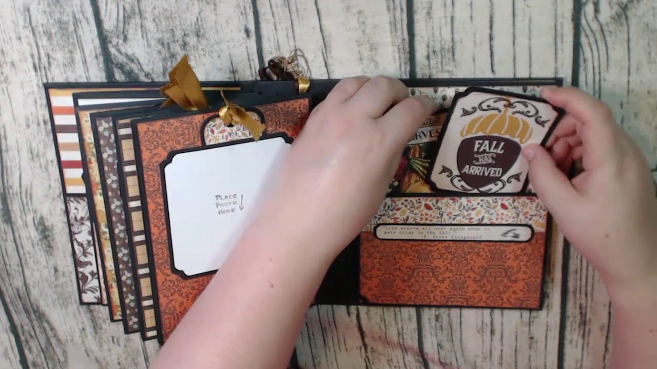 Authentique Pleasant Mini Album Review and Tutorial