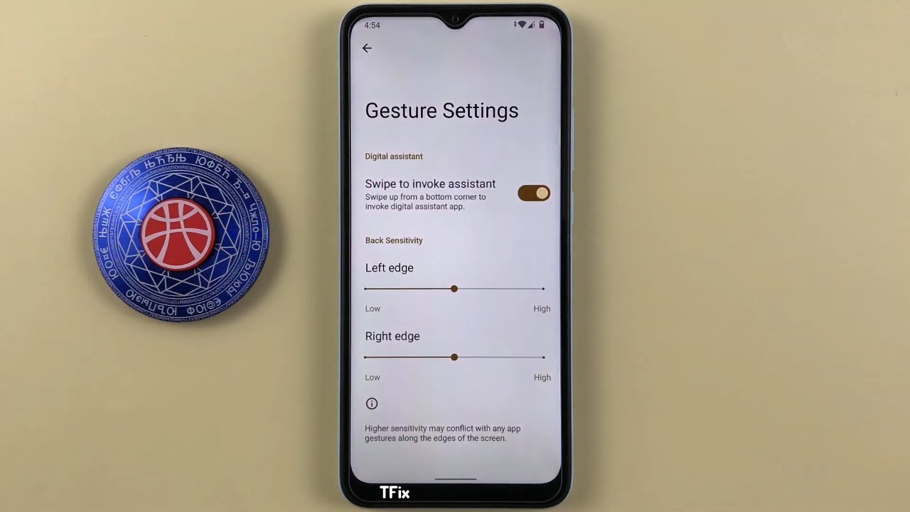 Hide system navigation bar on Xiaomi Redmi A1 Android 12