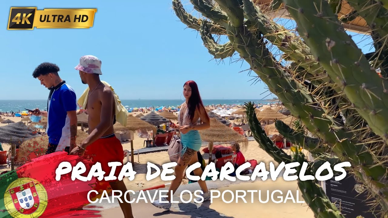 Praia de Carcavelos Portugal - A Beach Walking Tour