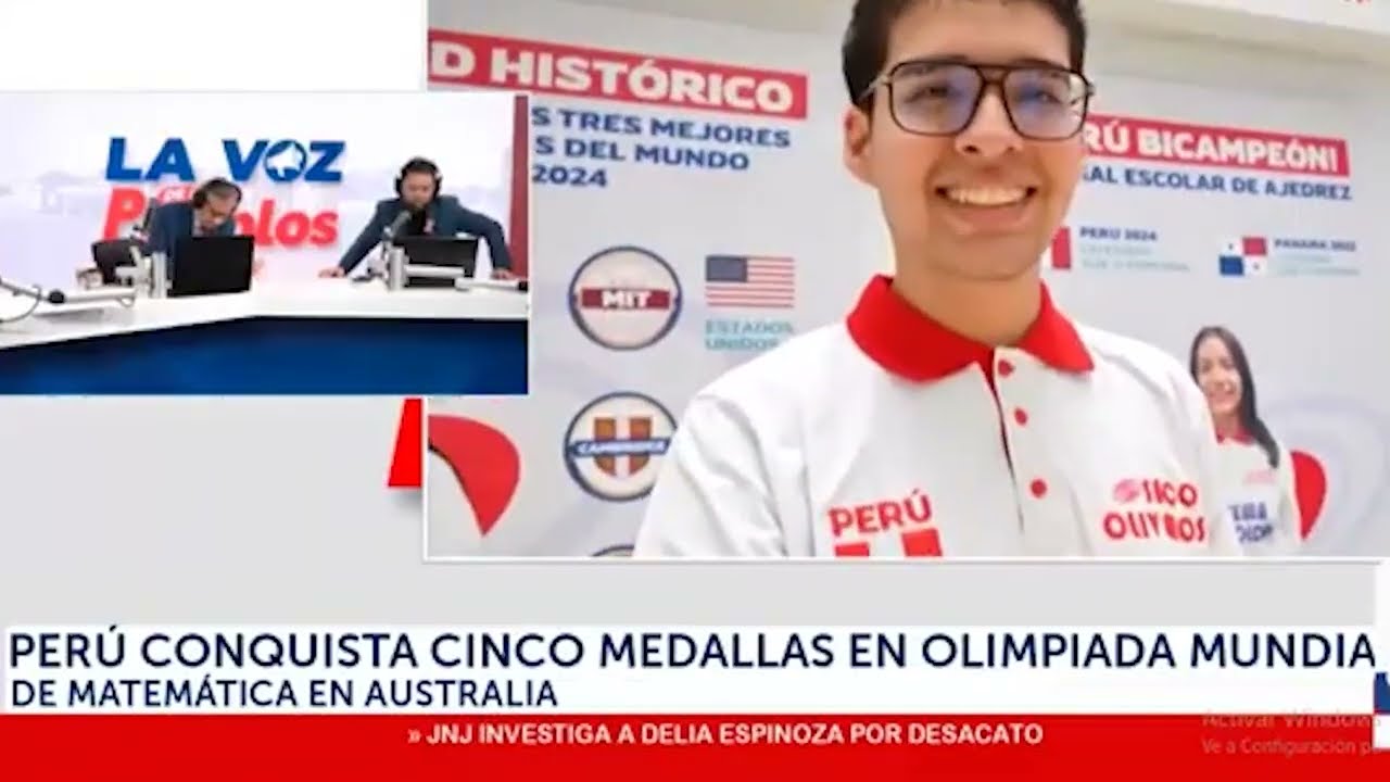 Exitosa Noticias | Perú gana cinco medallas en Olimpiada Mundial de Matemática (IMO 2025)
