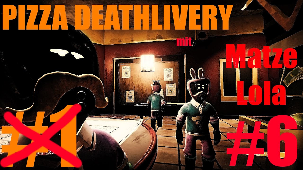 ICH STEHE HINTER DIR || Pizza Deathlivery #6 mit Matze & Lola