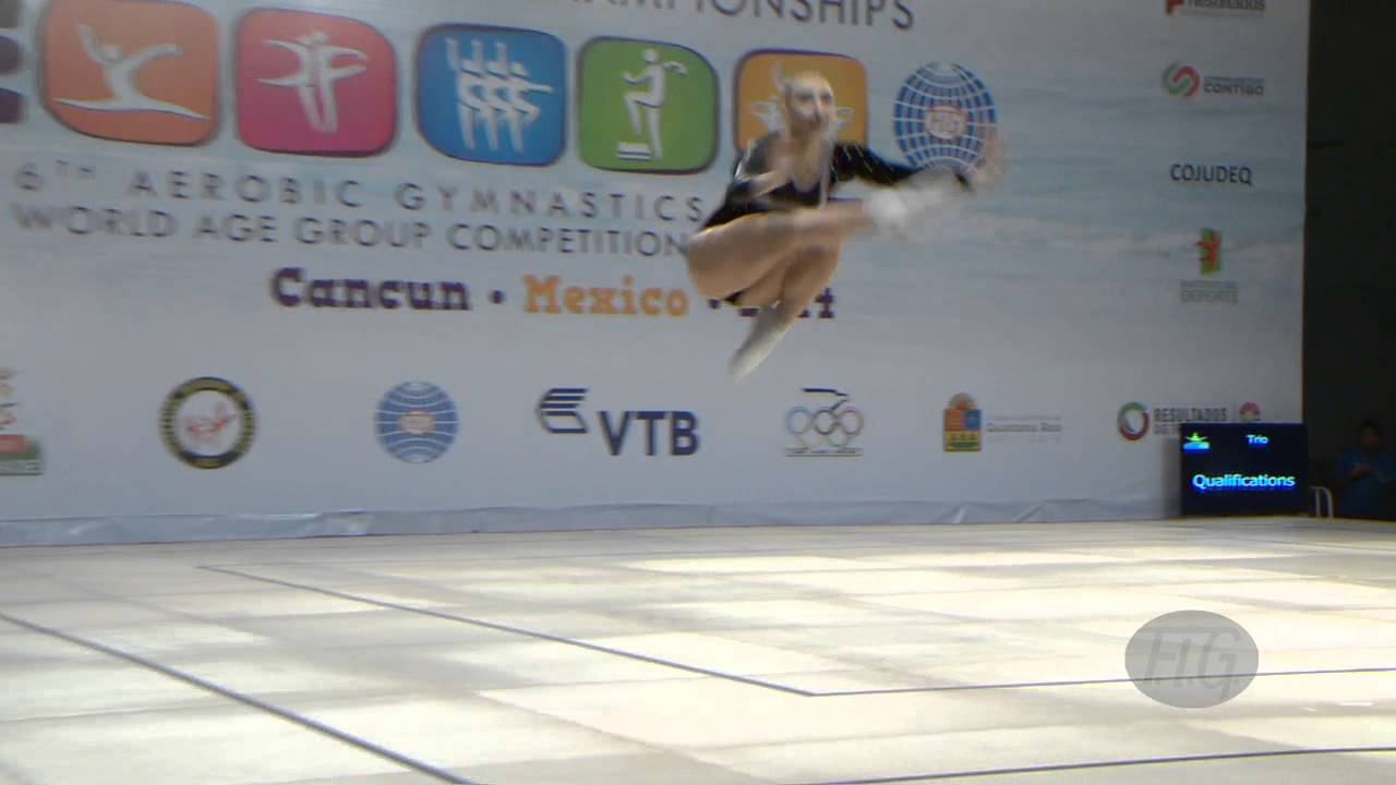 CONSTANTIN Oana Corina (ROU) -- 2014 Aerobic Worlds, Cancun (MEX), Qualifications