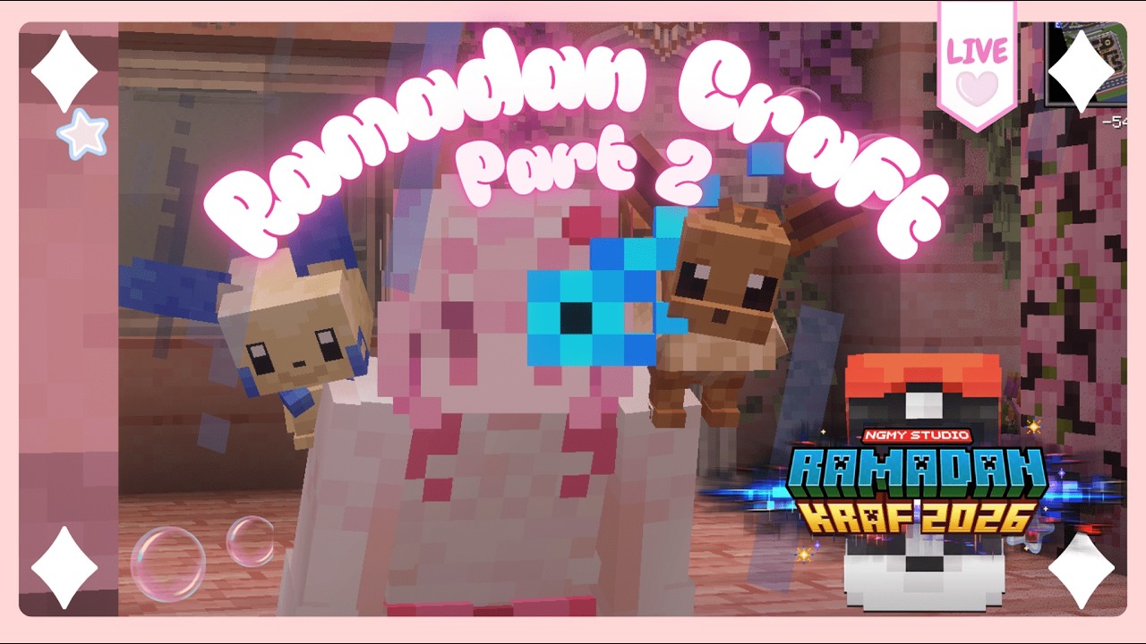 WHO STOLE MY PINK CAR??? 【 RAMADAN KRAF 2026 MINECRAFT 】