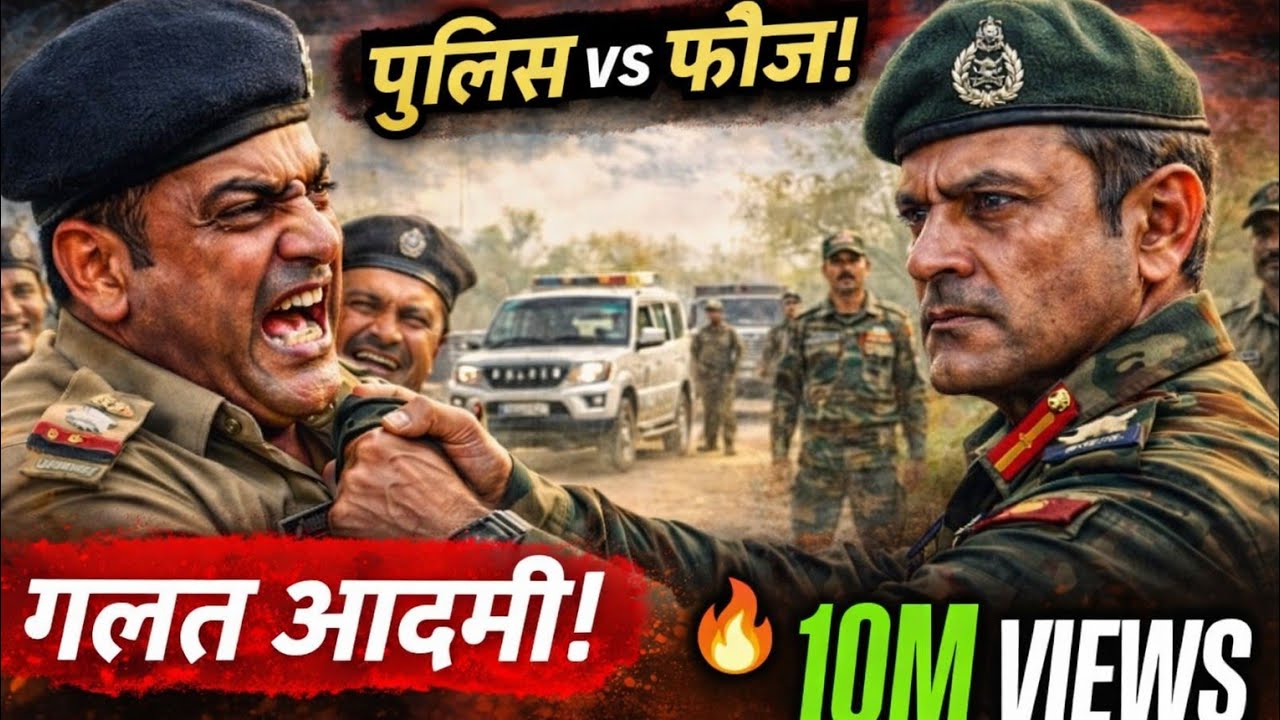 दरोगा की गुंडागर्दी फौजी के सामने पड़ी भारी | Viral Ground Reality । राम मेलडी राम। जय मेलडी मां।