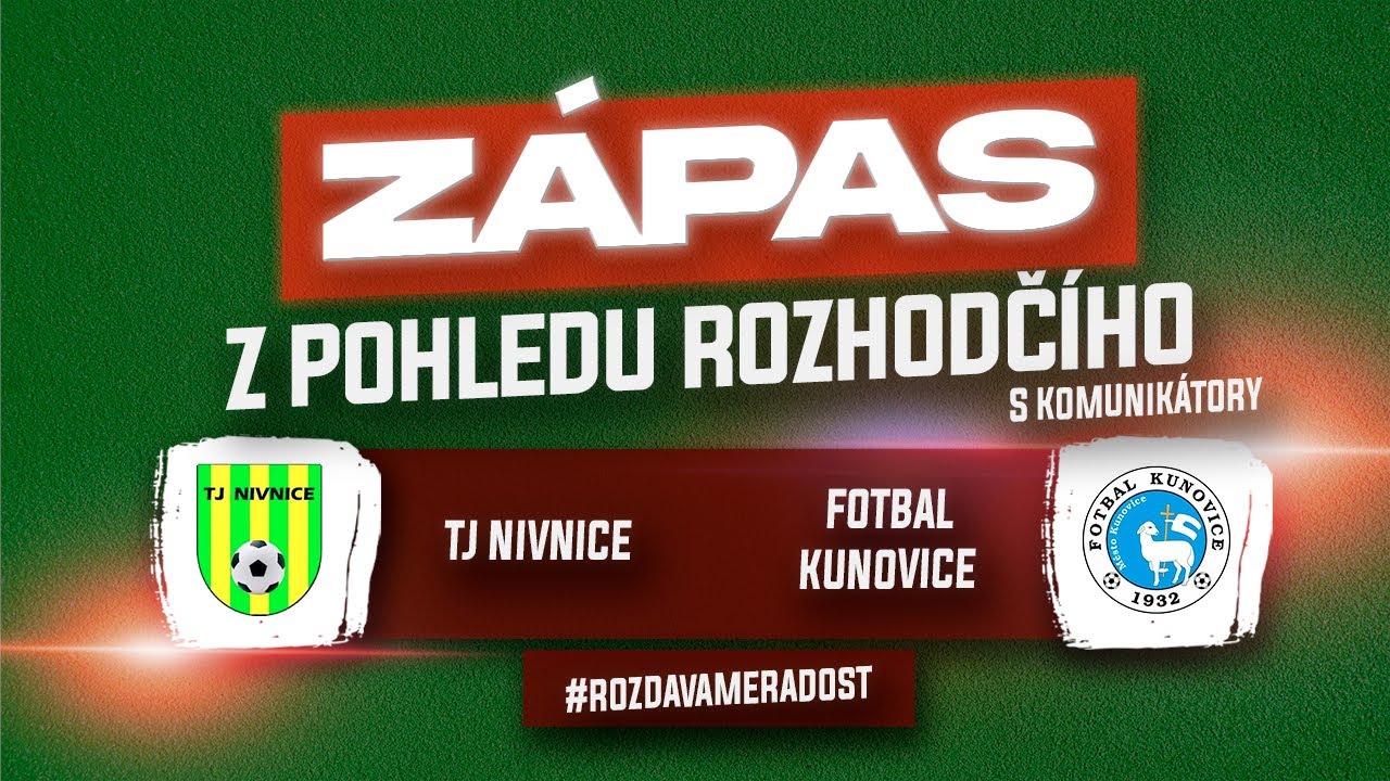 Nivnice vs. Kunovice | Pohled rozhodč&iacute;ho s komunik&aacute;tory