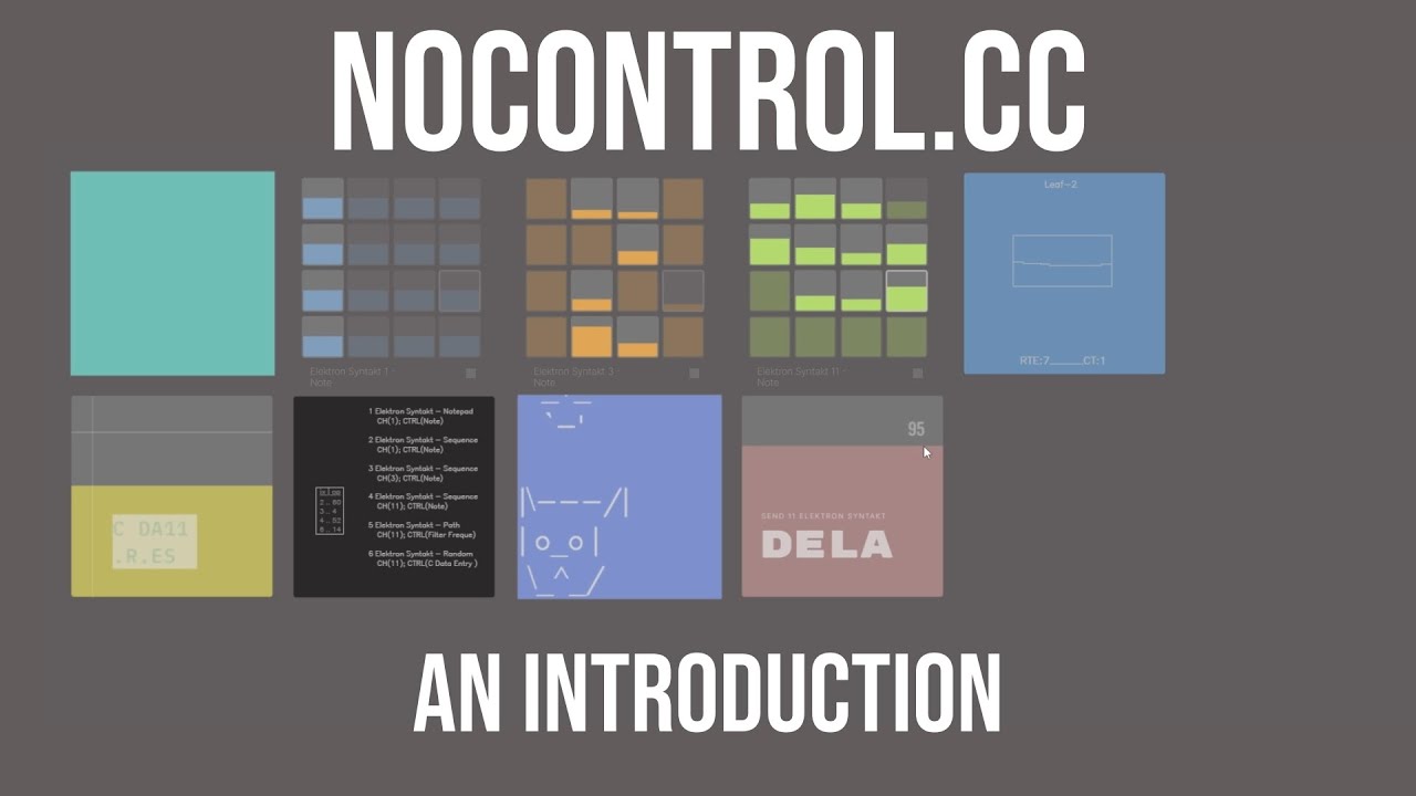 nocontrol.cc - An Introduction - Control MIDI from the Web