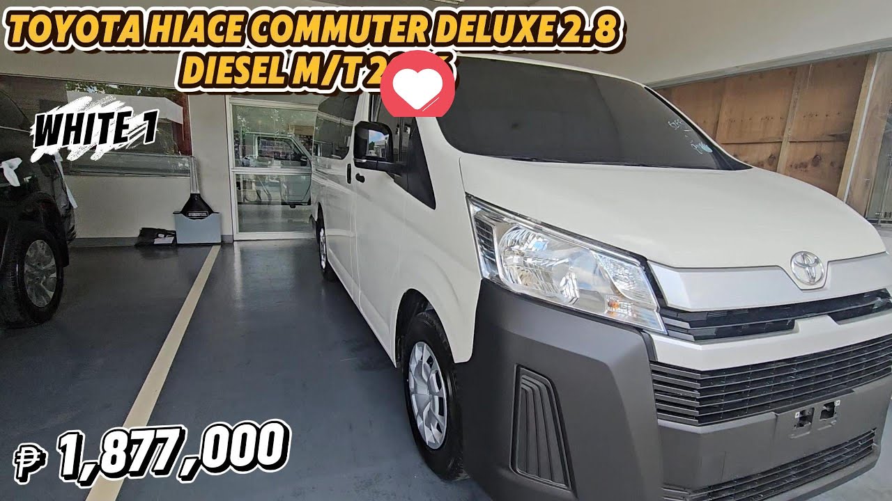 Toyota Hiace 2.8 Commuter Deluxe, модель 2026 года.