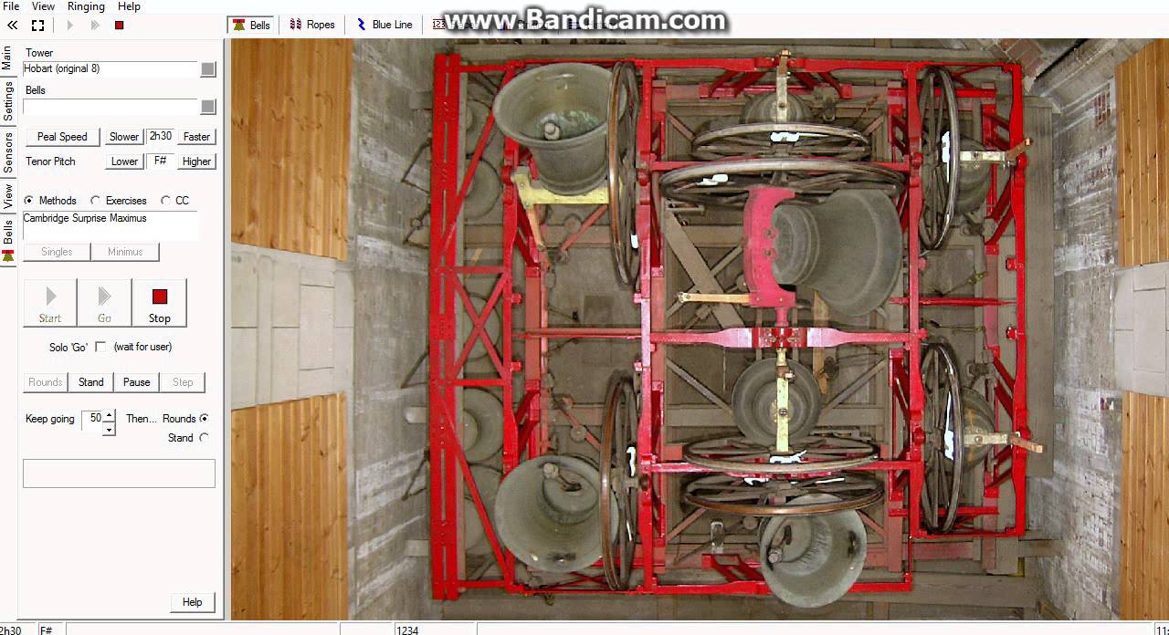 St David's Hobart Ring of 8 Bells on Virtual Belfry