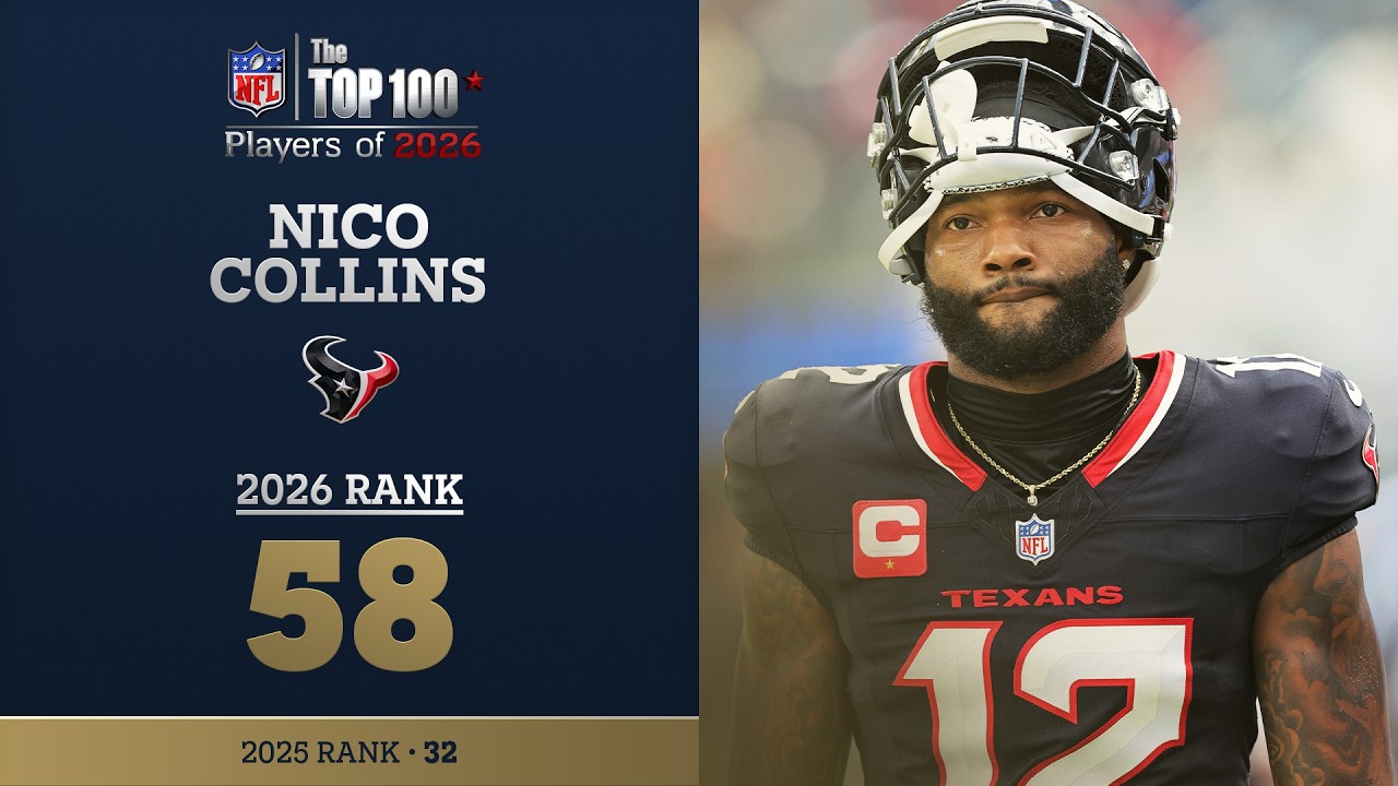 58: Nico Collins (WR, Texans) | Top 100 Players of 2026