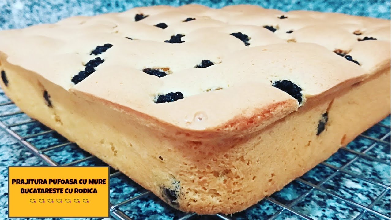 Prajitura Pufoasa Cu Mure | Biscocho Con Moras Muy Esponjoso | BUCATARESTE CU RODICA