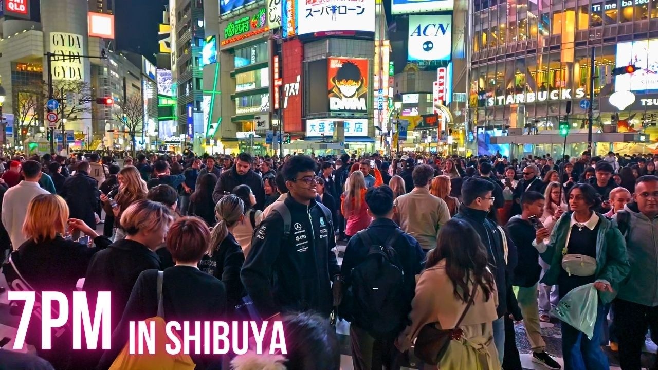 😆大興奮してるみんなを見て欲しい！＠連休中の渋谷スクランブル交差点　2026　4kHDR