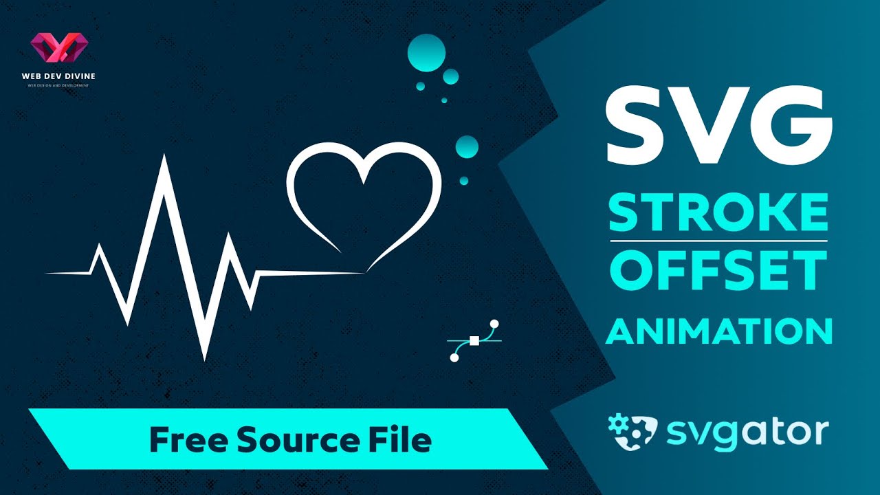 Create A Stroke Offset SVG Animation | SVGator | SVG Line Animation | FREE SVG
