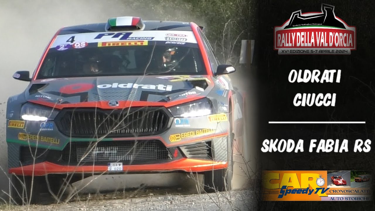 Rally Val D'Orcia 2024 || Enrico Oldrati-Giacomo Ciucci || Skoda Fabia RS