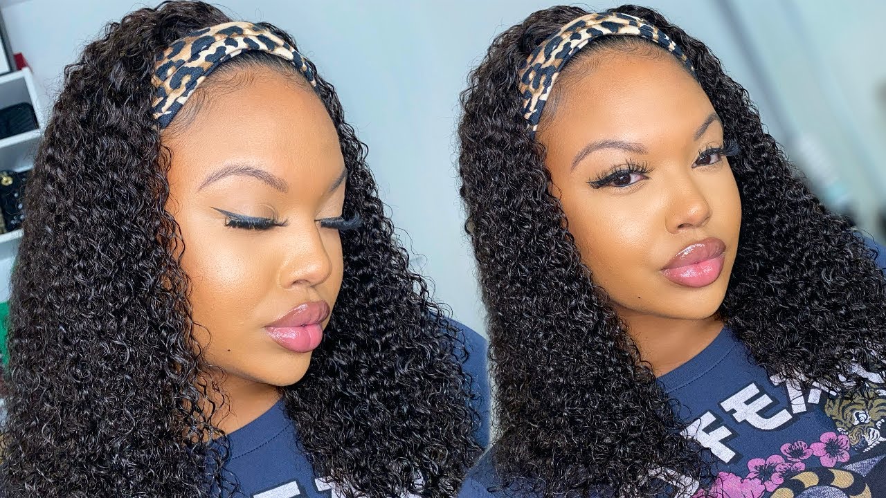 CURLY HEADBAND WIG | NEW HAIR DO IN MINUTES.. | OMGHERHAIR