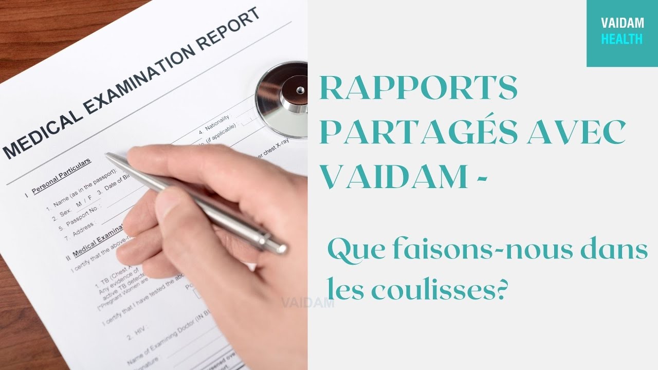 Rapports partag&eacute;s avec Vaidam - Que faisons-nous dans les coulisses&nbsp;?