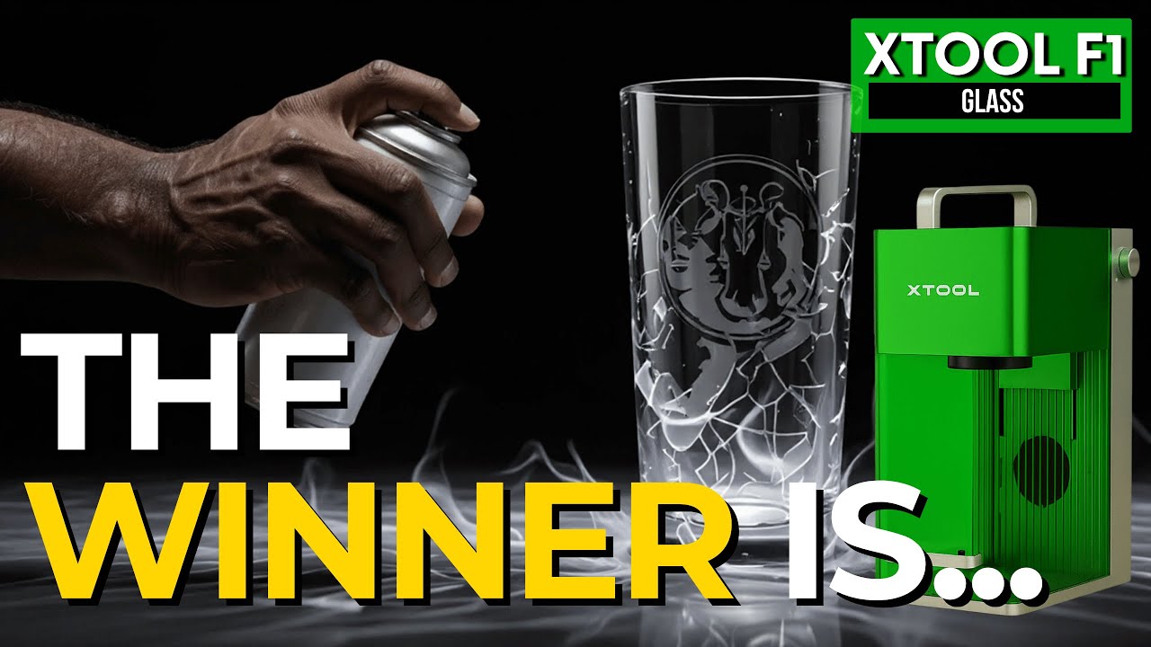 The BEST XTool F1 Glass Engraving Method Revealed!