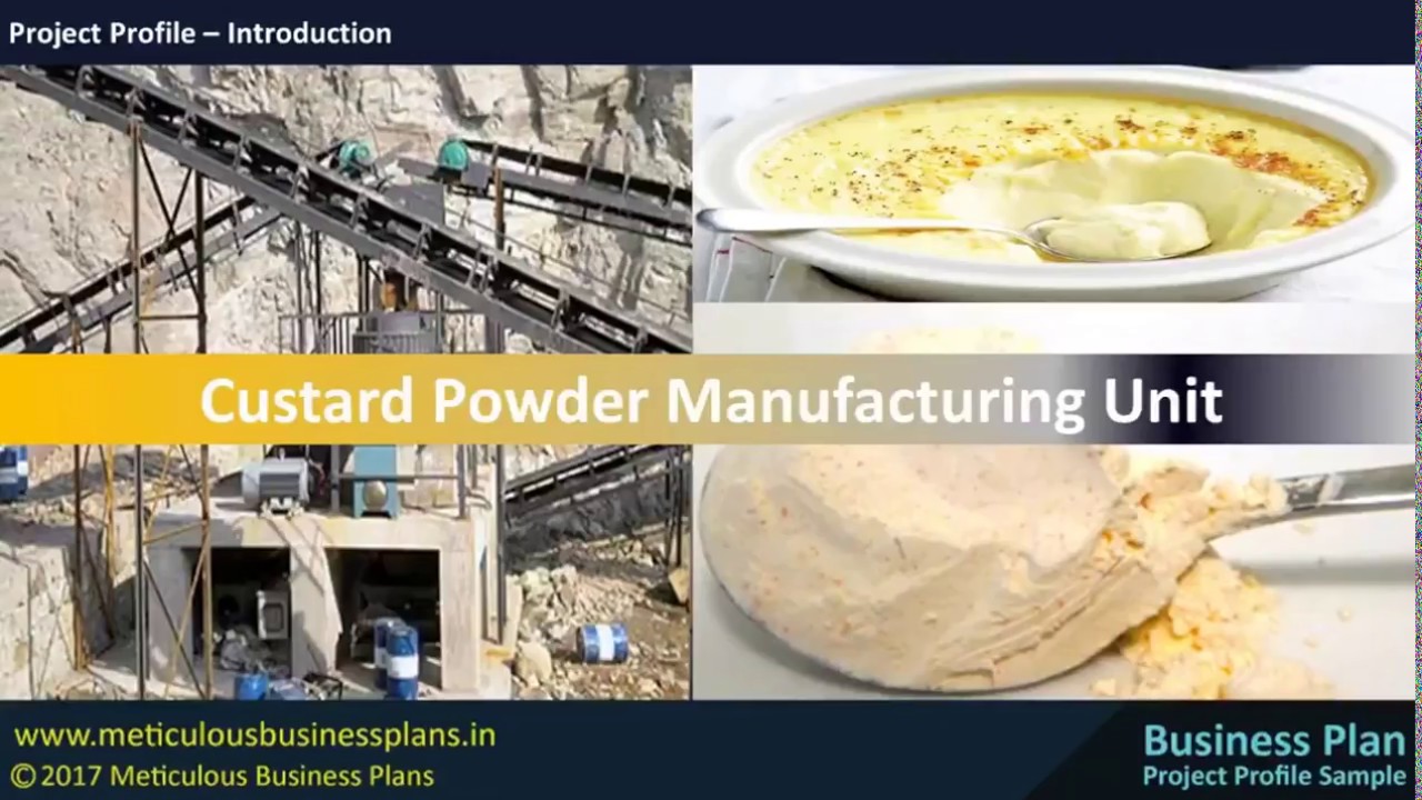 Custard Powder Manufacturing Unit