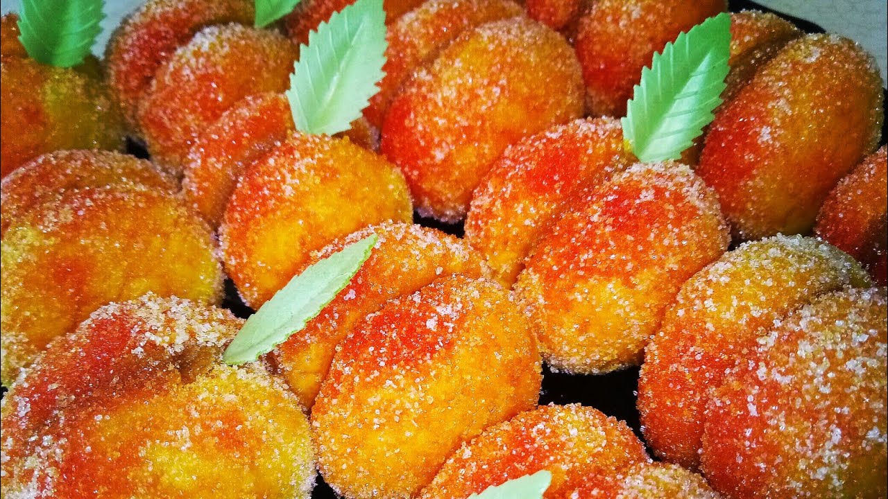 Пирожные ПЕРСИКИ. Красивые и вкусные пирожные.