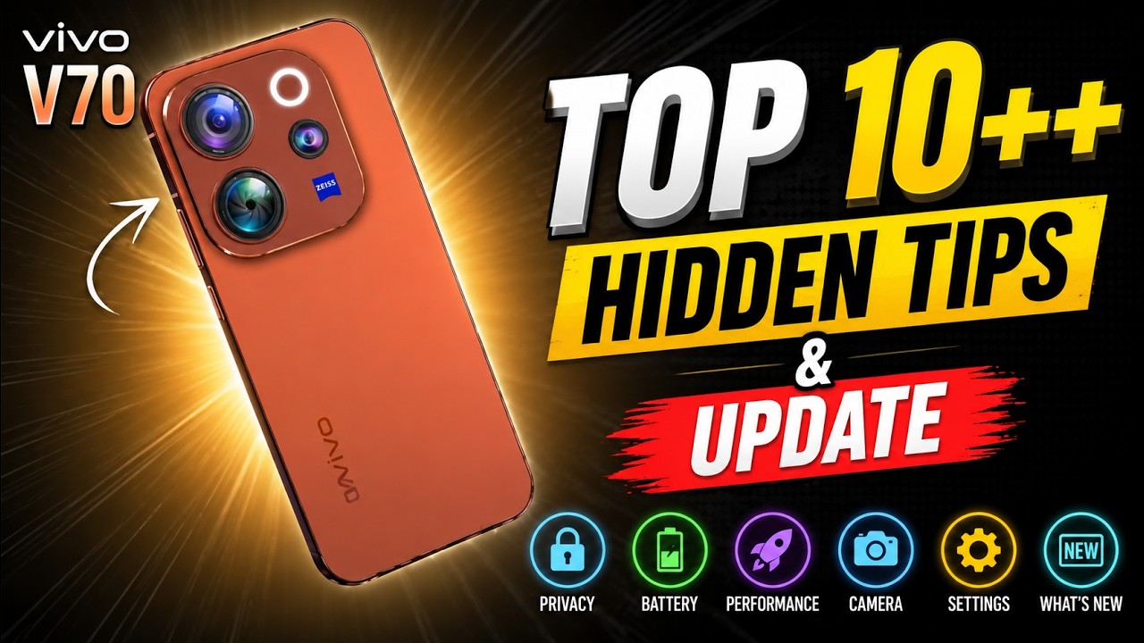 Vivo V70 Top 10+ Hidden Settings Tips & Tricks, Vivo V70 Best Hidden Features You Must Try