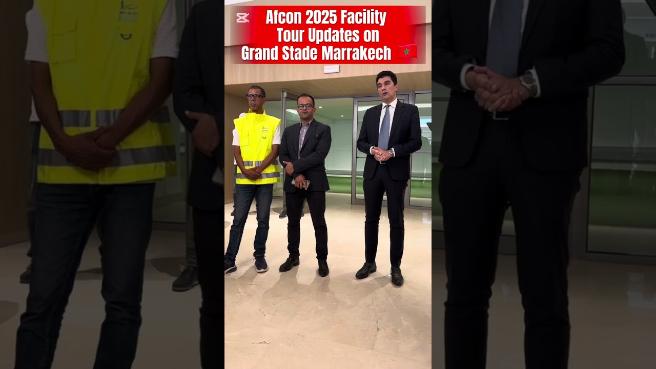 Facility Tour of Stade de Marrakech for Afcon 2025