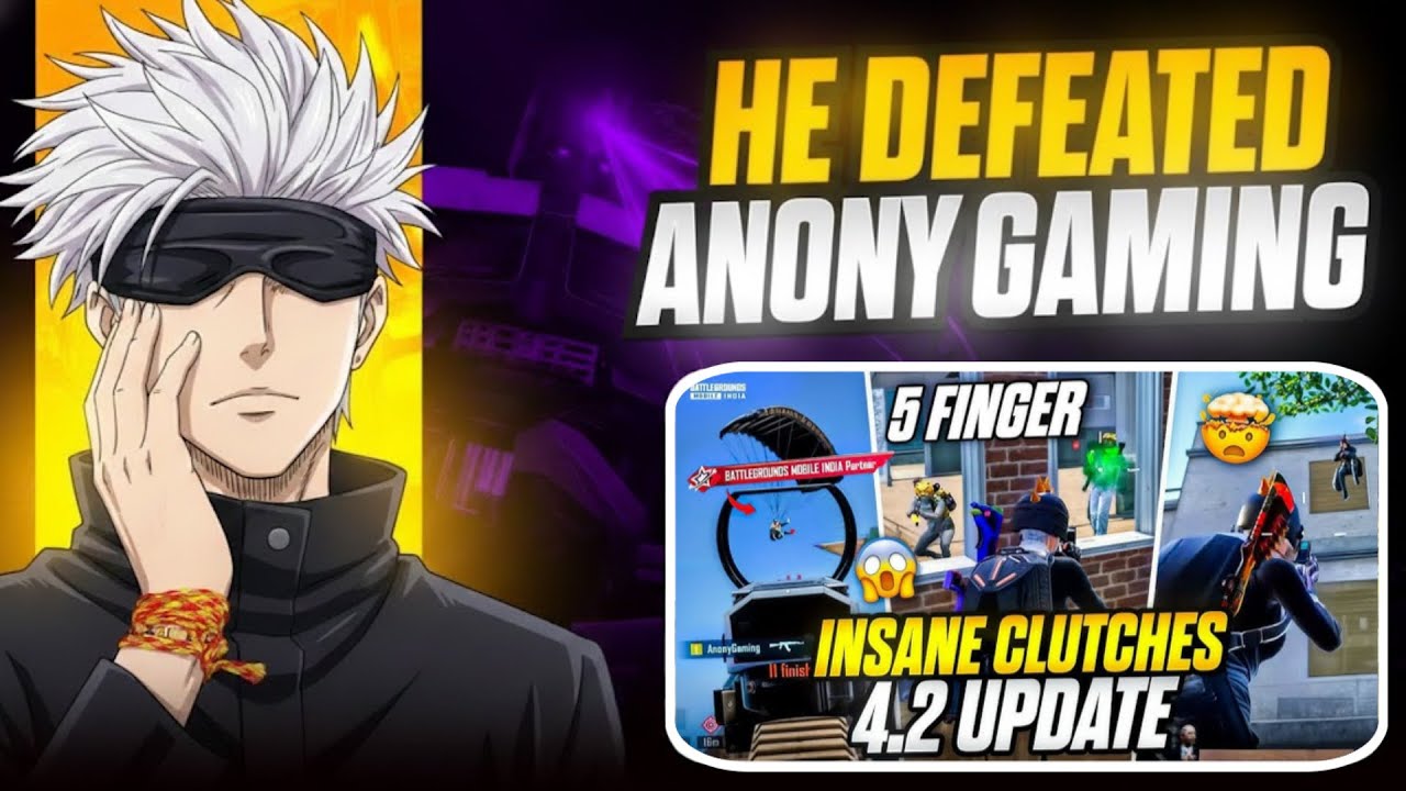 Nanony Gaming 1v4 😱 | Zeenox Shocked Reaction 🔥 BGMI Clutch @nanonygamingg