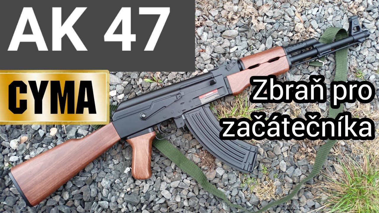 AK 47 - CYMA - (CM. 552)  nejlep&scaron;&iacute; zbraň pro zač&aacute;tečn&iacute;ky, airsoft (CZ/SK)