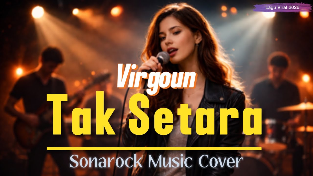 Tak Setara - Virgoun | Video Lyric By Sonarock Music Cover Vesi Female 