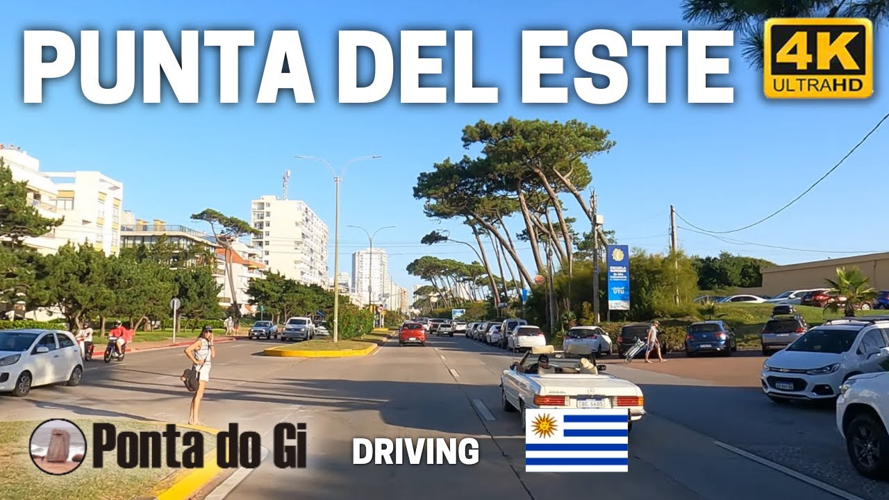 CIUDAD de PUNTA DEL ESTE [Street View] RUTA INTERBALNEARIA 2025 #driving 4k COSTA ATLANTICA URUGUAY