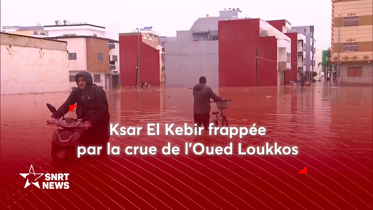 Ksar El Kebir sous les eaux, la Protection civile en alerte
