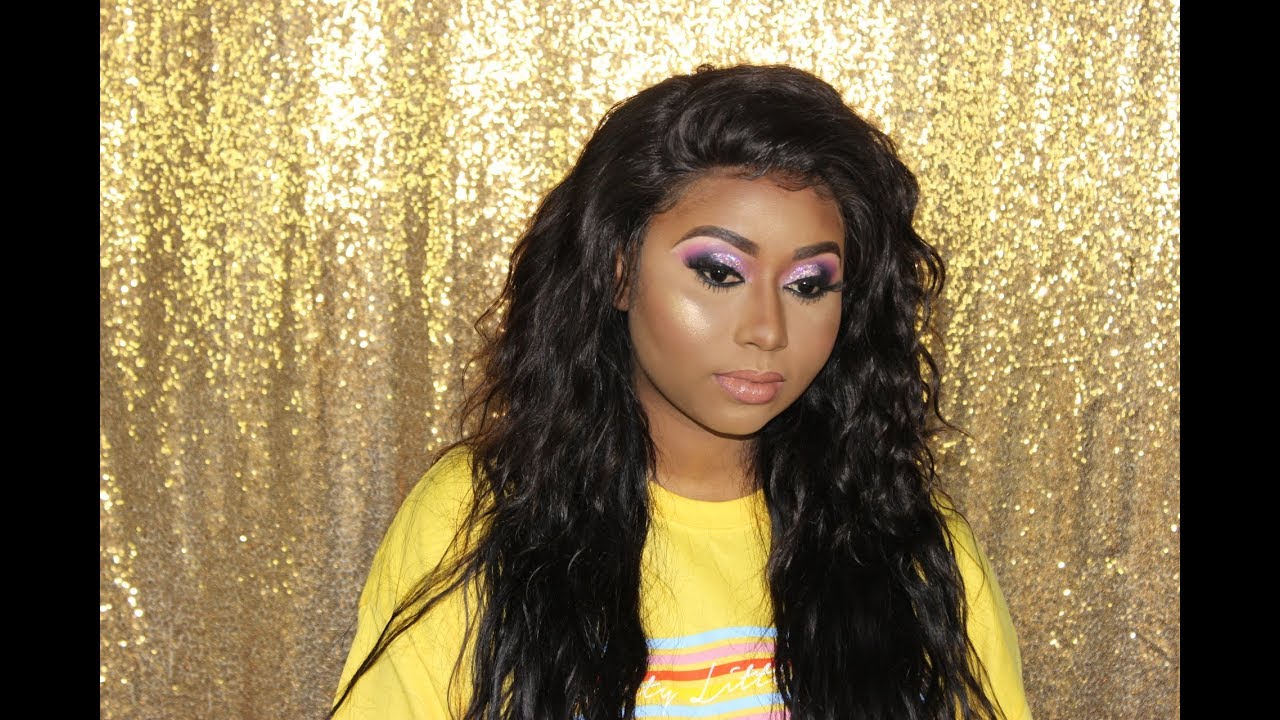 PURPLE GLITTER GLAM/GLAMBYMIMA