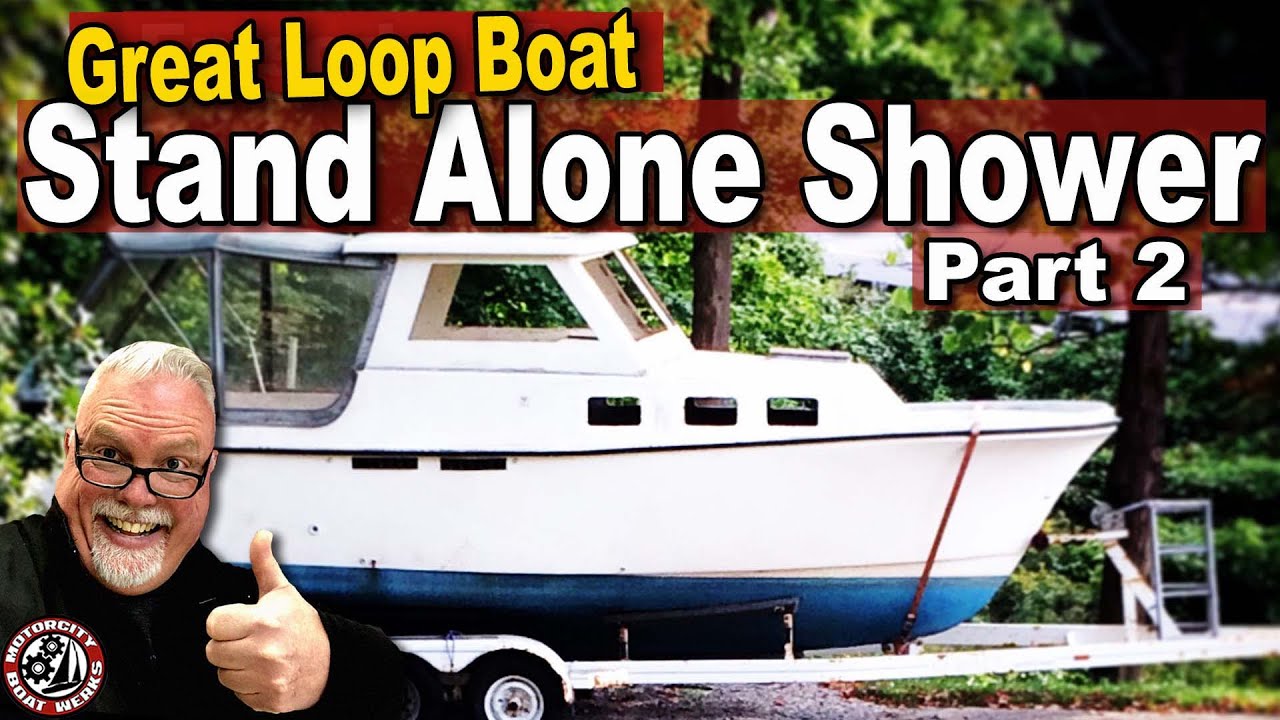 How to Build a Stand Alone Shower in your Boat- Pt2 | Sailboat Restoration Trawler Refit (Ep15)