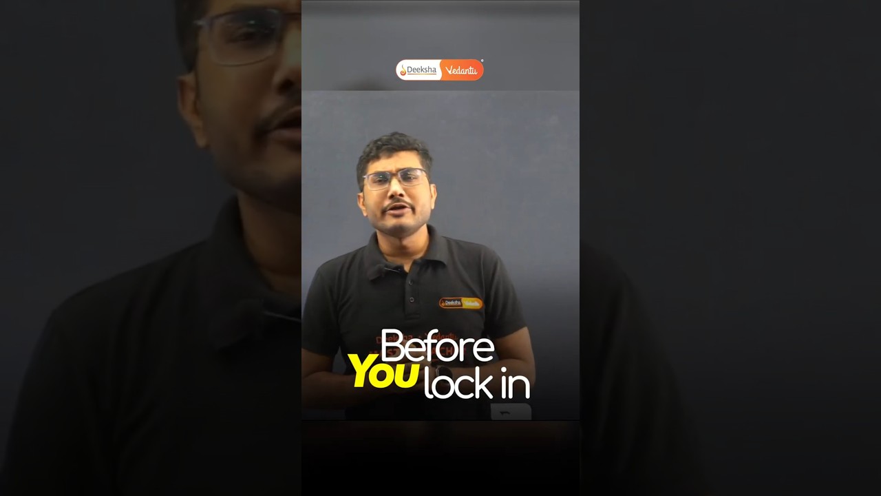 Before Your KCET Option Entry &mdash; PAUSE for 1 Minute! ✋🎯 | Soumik Sir | #shorts