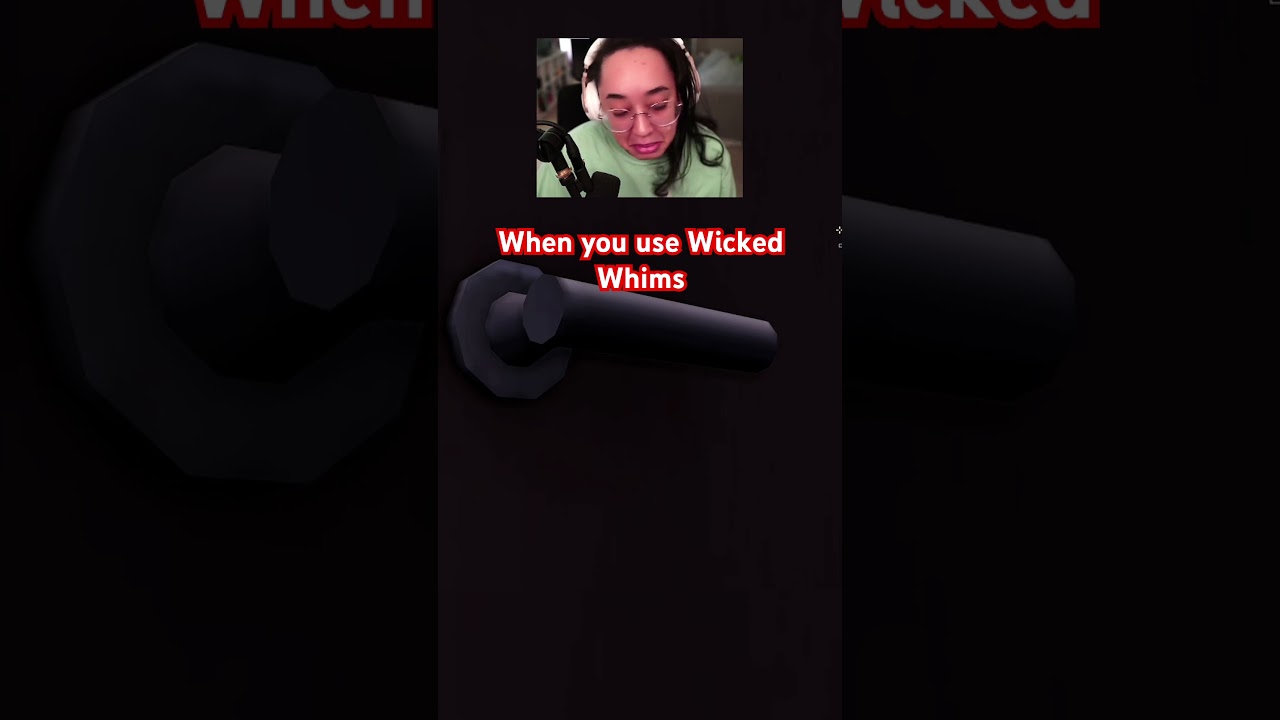 When you use wicked whims #sims4 #thesims #sims4cc