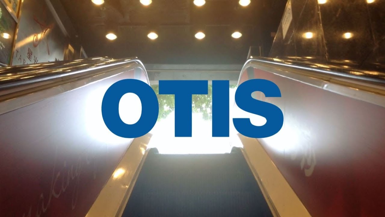 Vintage OTIS Escalators-Harbor Plaza Shopping Mall-Hong Kong