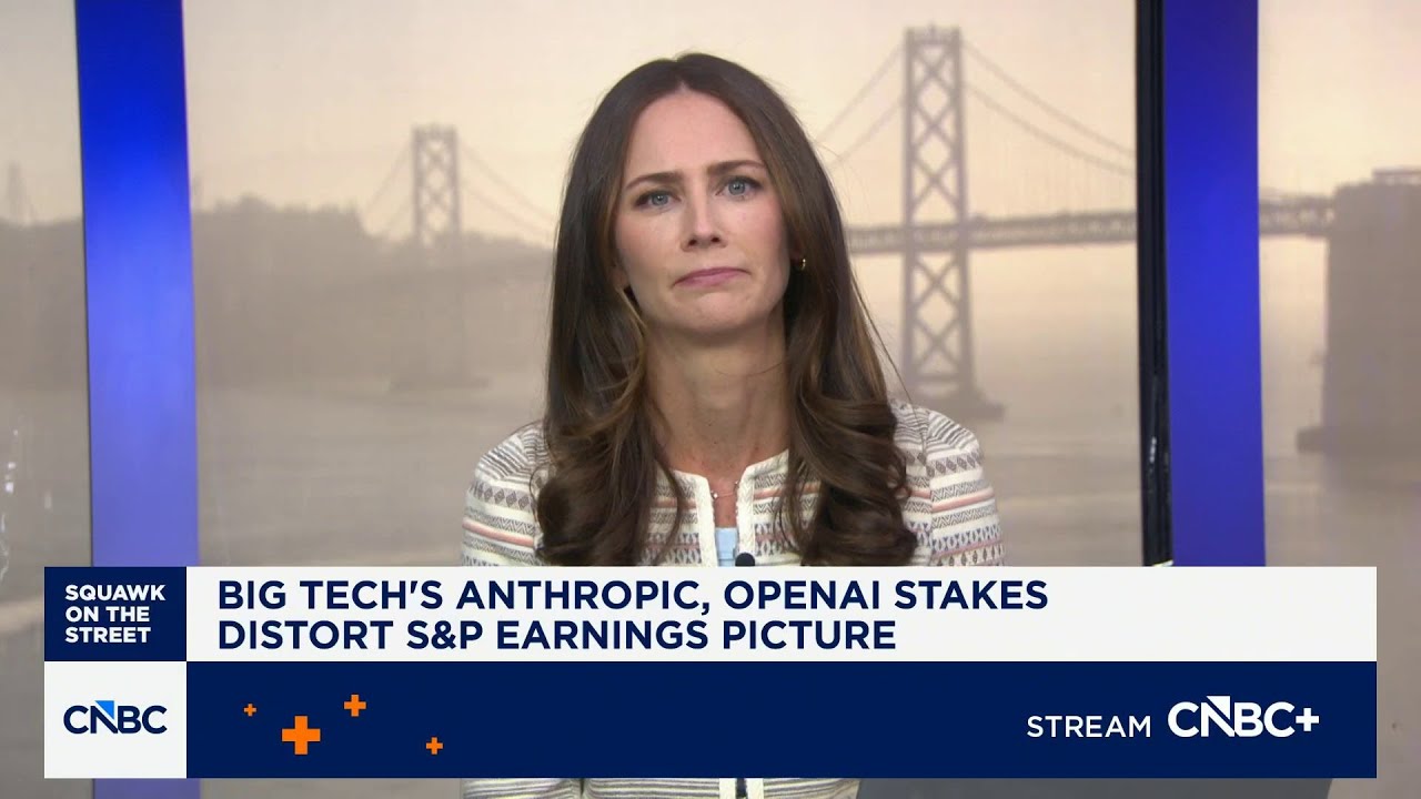 Доли Big Tech в Anthropic и OpenAI искажают картину доходов S&P 500
