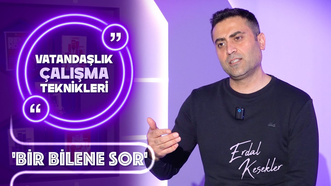 Vatandaşlık Dersi Çalışma Teknikleri - ''Bir Bilene Sor'' - Erdal Kesekler - 2026
