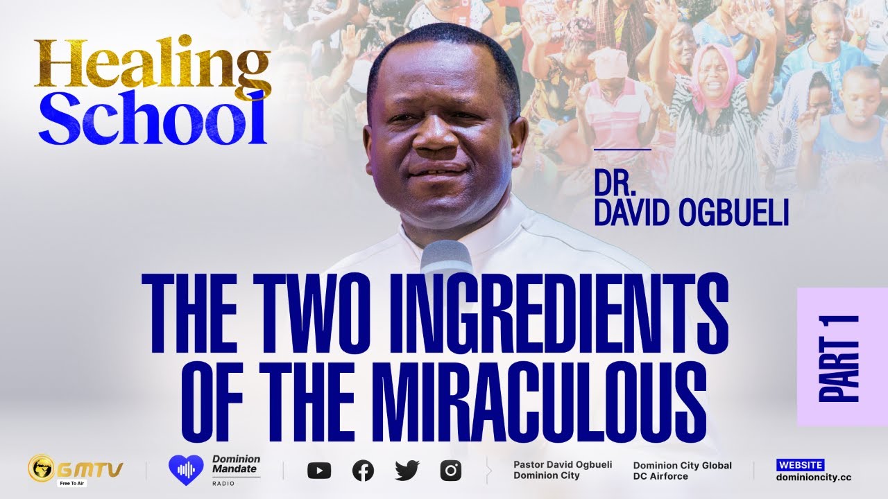 TWO INGREDIENTS OF THE MIRACULOUS, PART 1 | DR DAVID OGBUELI | ABUJA HEALING SCHOOL 2025