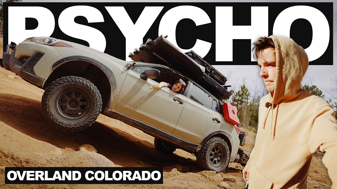 Wife NEARLY Rolls Crosstrek in Colorado Mountains | Overlanding Central Colorado