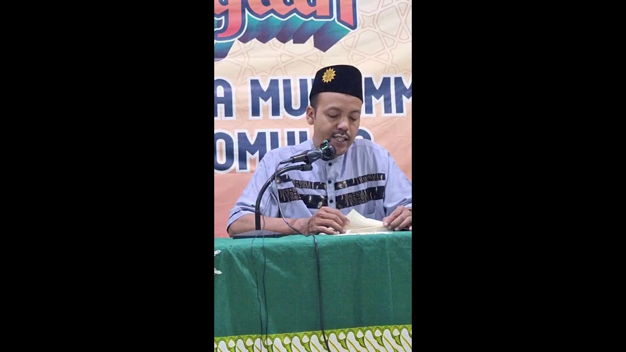 Ustadz Mujiman Di Gedung Muhammadiyah Plebengan Sidomulyo Bambanglipuro Bantul