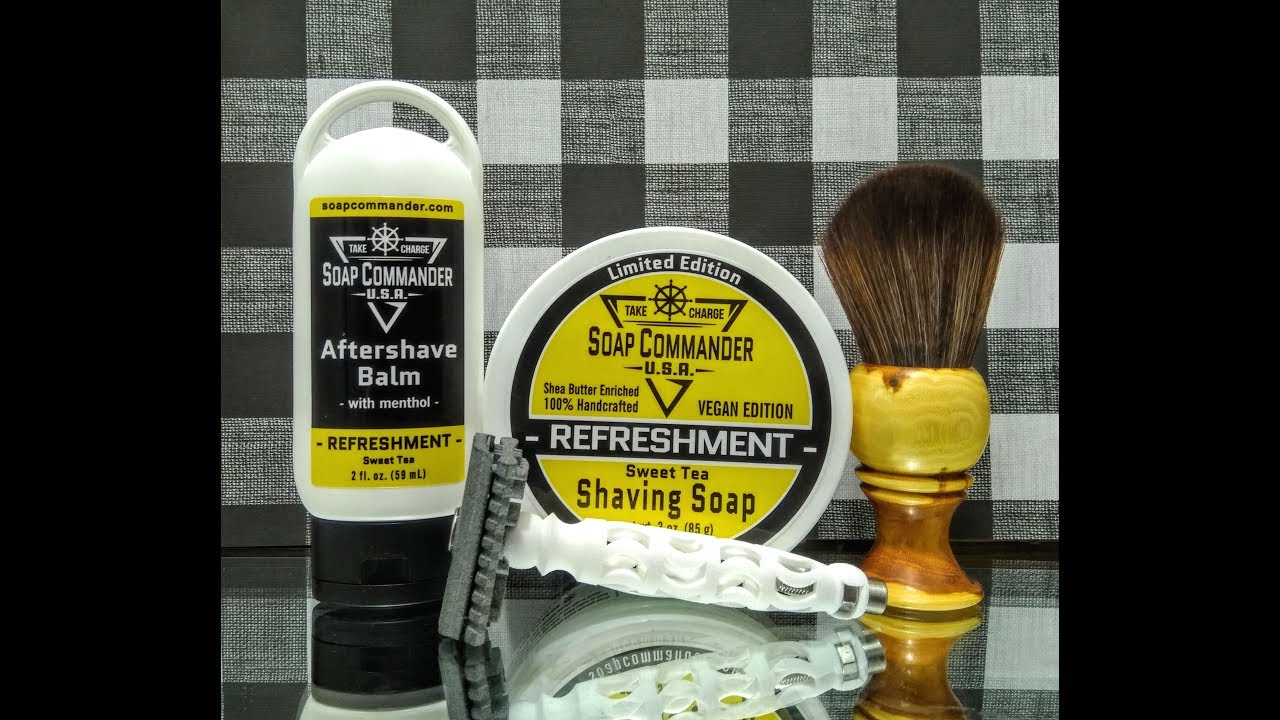 Hydra X6 Razor, Soap Commander Refreshment soap and aftershave balm