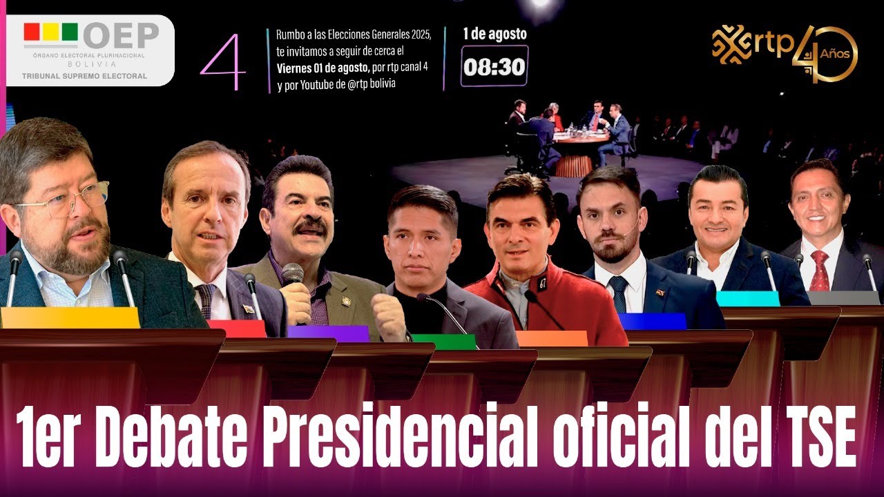 Debate presidencial del TSE | Elecciones 2025 | 01-08-2025