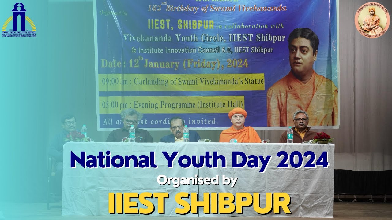 National Youth Day 2024 || Vivekananda Youth Circle || IIEST Shibpur || Evening Session