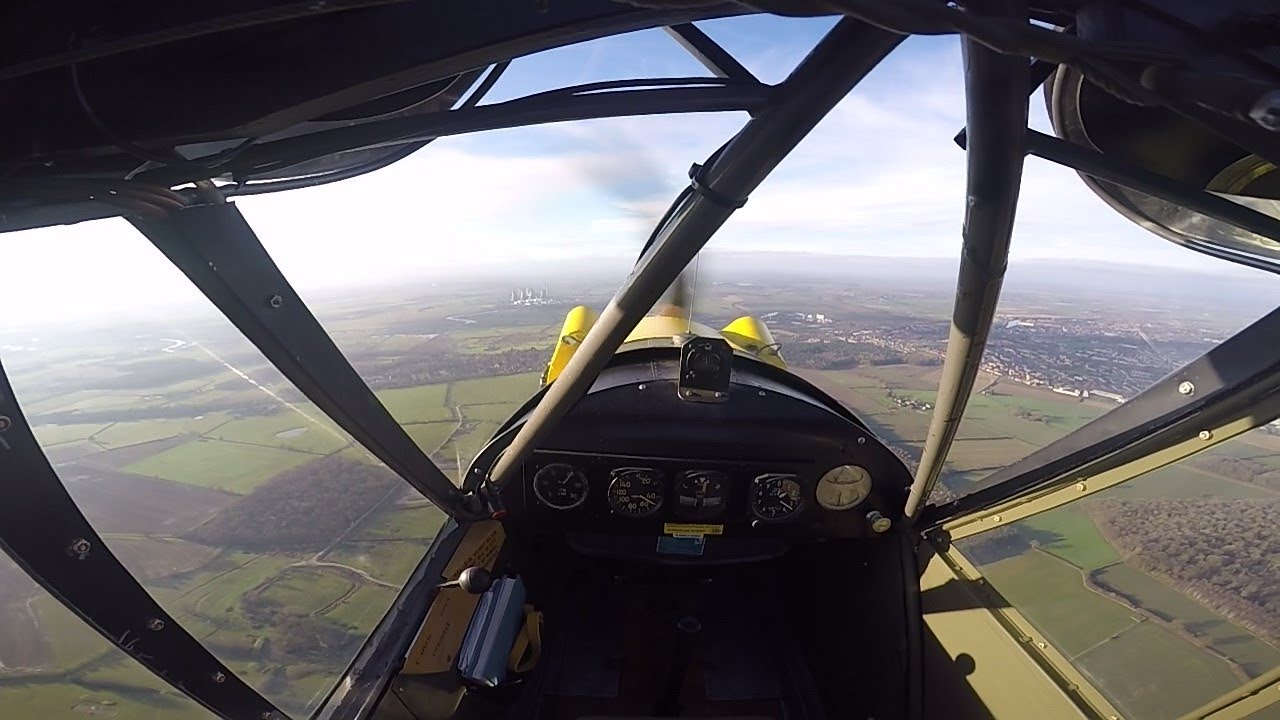 Cockpit camera test 2 | Crisp winter morning flying the Piper L-4 Grasshopper / Cub.