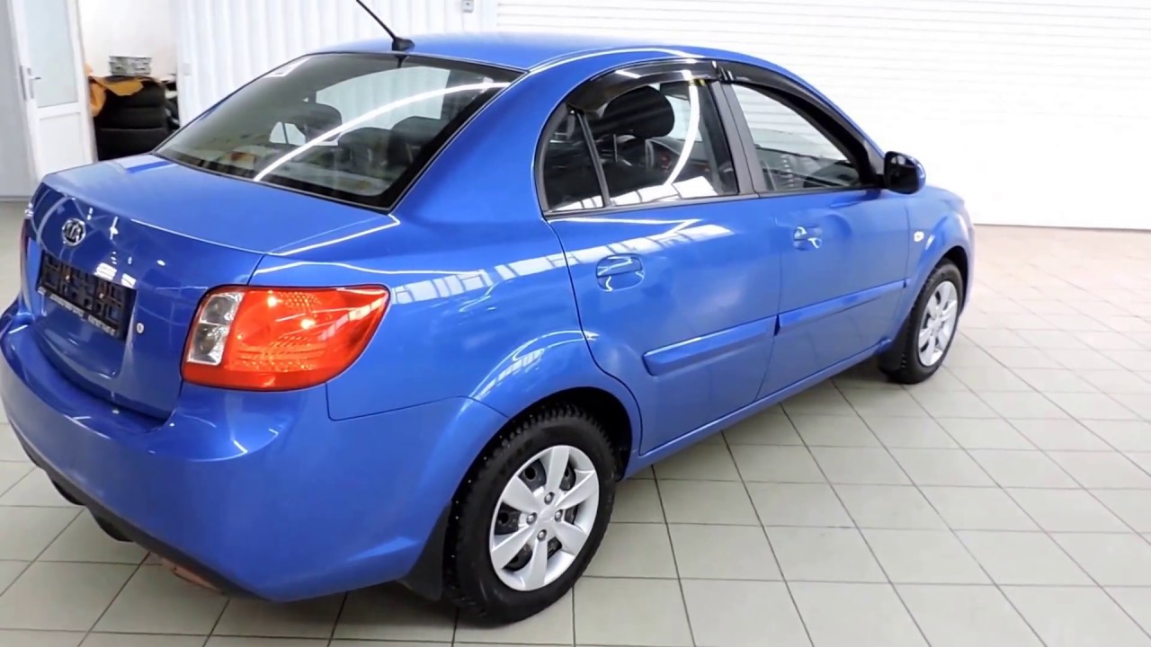 Kia Rio Седан 2010 Синий, Россия