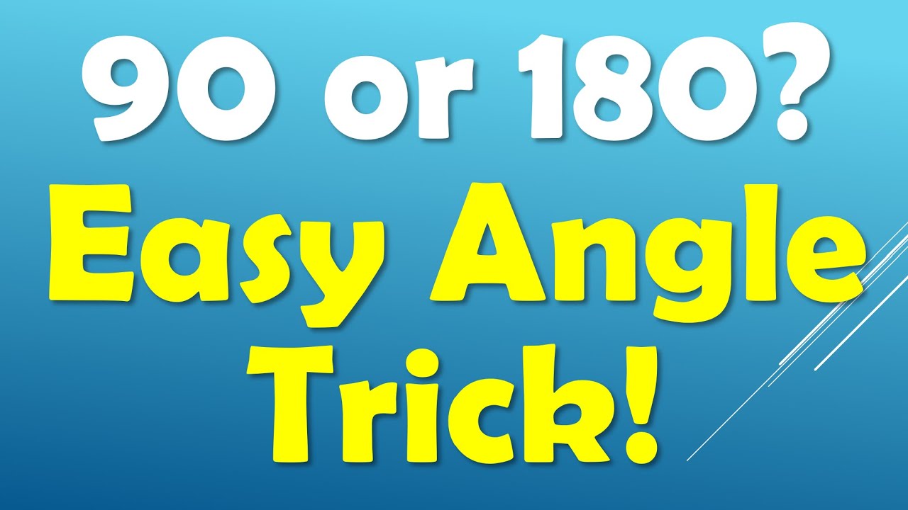 Complementary vs Supplementary Angles | Easy Math Trick Explained