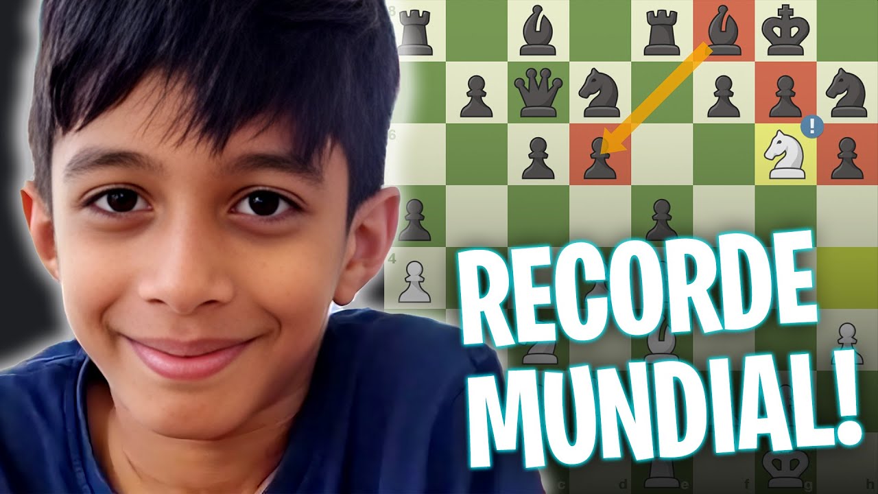 Prodígio de 8 Anos Destroi Grande Mestre: Como Ele Fez Isso? Ashwath Kaushik é o nome dele